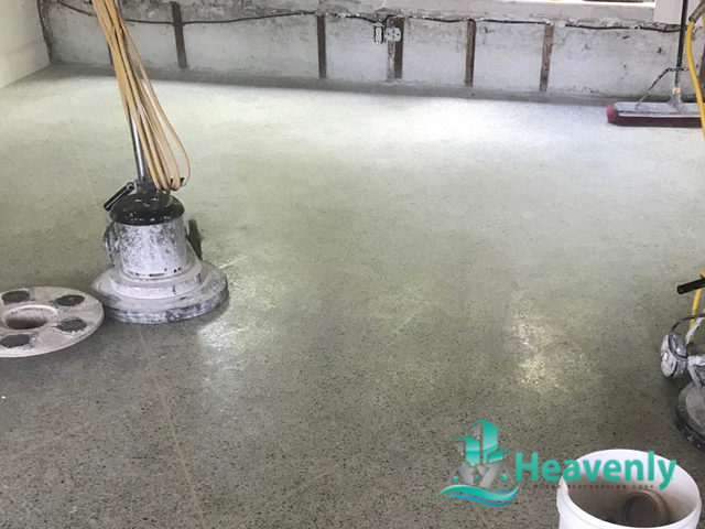 Terrazzo Restoration process Palm Beach